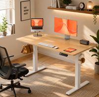 Table d'étude électrique à moteur unique pour enfants, réglable en hauteur, pour l'apprentissage des étudiants, vente en gros OEM à prix abordable