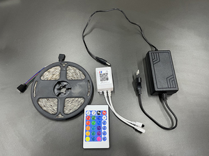 Bande lumineuse LED intelligente COB RGB 12V OEM avec contrôle USB/WiFi via application, CRI 85, IP20, durée de vie de 50 000 heures, dimmable, pour usage extérieur - Product Image 5