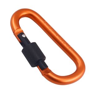 Wholesale Custom High Quality Aluminum Lock QQ <strong>Hook</strong> D Type Ring Lock Clip Lock - Product Image 1