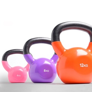 Kettlebells de musculation réglables en fonte, pas chers, 12-32 kg, kettlebells de compétition en acier revêtu de couleur - Product Image 3