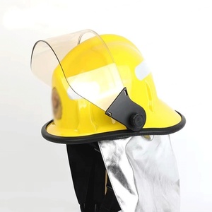Casco de Bombero Estilo Americano Certificado 3C para la Lucha Contra Incendios Forestales, Casco Protector Rígido con 4 Sistemas de Suspensión para Rescate en Incendios - Product Image 3