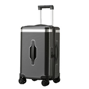 PC Luggage 20 Inch Spinner Wheels Combination Lock Carry On Suitcase For Travel Unisex Solid <b>Color</b> Lightweight Durable Design - Product Image 5