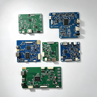 Carte de pilote d'affichage EDP universelle OEM/ODM 1080P avec entrée HD-MI Type-C, deux ports de sortie EDP, clavier OSD, gradation PWM et rétroéclairage