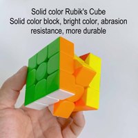 Cube Magique Éducatif Promotionnel Personnalisé 3x3x3, Casse-tête en Plastique ABS Lumineux Sans Autocollants, Puzzle de Vitesse Unisexe