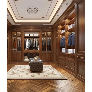 <span class=keywords><strong>Dressing</strong></span> intégré en U sur mesure pour toute la maison, grand <span class=keywords><strong>dressing</strong></span> autoportant de style traditionnel pour villa avec bureau intégré - Product Image 5