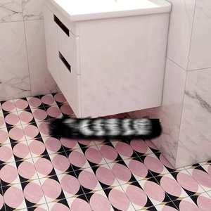 Hiện Đại Retro 200*<span class=keywords><strong>200Mm</strong></span> Màu Hồng Polka Dot Gạch Tường Và Sàn Gạch Cho Vệ Sinh Nhà Bếp Nhà Phòng Ngủ Phòng Trẻ Em Của Phòng - Product Image 6