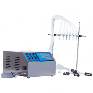 Máquina de Llenado de 6 Boquillas para Champú, Jabón, Cosméticos, Bebidas, Jugo de Naranja, Miel, Cosméticos, Bebidas Alcohólicas, Jugos, Agua Mineral - Product Image 6