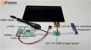 หน้าจอ TFT LCD แบบสัมผัสขนาด 10.1 นิ้ว ปรับแต่งได้ พร้อมอัตราส่วน <span class=keywords><strong>16</strong></span>:10 สำหรับบ้านอัจฉริยะ อุตสาหกรรม แท่นชาร์จ ทางการแพทย์ ใช้งานกลางแจ้ง/ในร่ม - Product Image 2