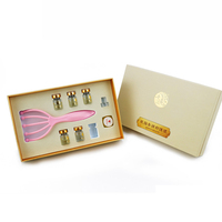 Boîte d'emballage de kit de maquillage personnalisée en usine chinoise, boîte de rangement de collection de cosmétiques, boîte rigide de luxe avec mousse EVA