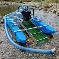 Vente directe usine – Petite drague à or de 4 pouces, alimentée par moteur à essence, pour la dragage de sable et la séparation des minéraux (pour la prospection aurifère)
