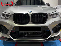 Pour BMW X3M F97 Kits de carrosserie en fibre de carbone Style 3D pare-chocs avant lèvre avant jupe latérale diffuseur arrière 2020 +