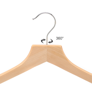 Testa piatta Fatta In Casa In Legno Appendiabiti con Antiscivolo Bar - Product Image 3