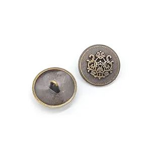 Custom Wholesale Manufacturers Vintage Metal Jean Snap Fastener Button High Quality Desngner Clothes Accessories Button