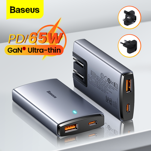 <span class=keywords><strong>Baseus</strong></span> – <span class=keywords><strong>chargeur</strong></span> de voyage Portable <span class=keywords><strong>65W</strong></span> GaN 5 Pro USB C PD 3.0 Charge rapide 4.0 Type C - Product Image 2