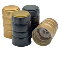 Bouchon en plastique et aluminium avec boule de verre à l'intérieur pour les bouteilles de whisky