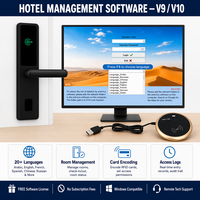 Cerradura Inteligente Digital para Hotel, Impermeable, Duradera, Antirrobo, Fácil Instalación, Desbloqueo con Tarjeta/Llave, Acabado Pulido