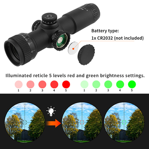 Lunette de visée FOCUHUNTER 4x30 de précision, parallaxe avant réglable, en aluminium 6061-T6, 1200G, antichoc, étanche IP67, multi-revêtements - Product Image 2