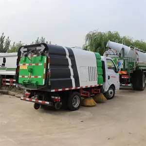 2-ton Road Sweeper Small Street Scenic Spot Leaf Road Cleaning Vehicle Diesel Engine Dongfeng Tuyi