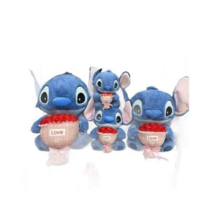 Boneka Stitch dan Angel, Boneka Beruang Stitch Lucu, Isi Kapas PP, Perdagangan Luar Negeri, Hadiah Hari Valentine - Product Image 1
