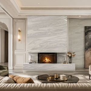 Mugla White Marble Slabs Big Slabs Polished Contemporary Hotel Application Calcite Stone Waterproof - Product Image 2