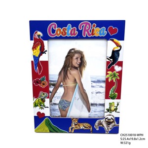 Souvenir Turistico <span class=keywords><strong>Cornice</strong></span> Fotografica in Legno <span class=keywords><strong>con</strong></span> Stampa UV 3D e <span class=keywords><strong>Nome</strong></span> Personalizzato della Città Bahamas Punta Cana Costa Rica - Product Image 5