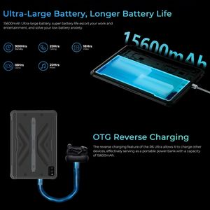 NEWHOTWAV Tab <span class=keywords><strong>R6</strong></span> Ultra Rugged Tablet, 8GB + 256GB, 10,4 pulgadas Android 13 4G Dual SIM Global Version Android HOTWAV Rugged Tablet PC - Product Image 3