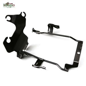 KOLMIO-LAM Fit pour <span class=keywords><strong>YAMAHA</strong></span> FZ6N <span class=keywords><strong>FZ6</strong></span> <span class=keywords><strong>N</strong></span> tête FZ-6N nez supérieur carénage séjour phare support assemblage montage moto 2007-2011 - Product Image 1