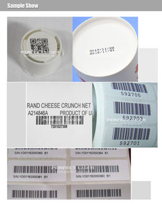 เครื่องพิมพ์อิงค์เจ็ทสำหรับพิมพ์โลโก้ ตัวอักษร ตัวเลข รูปภาพ รหัสวันที่หมดอายุ คิวอาร์โค้ด บาร์โค้ด หมายเลขซีเรียล ตัวแปร และหมายเลขต่อเนื่อง - Product Image 4