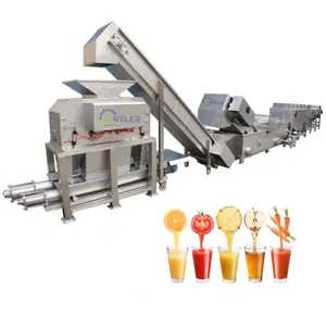 Automatic fruit juice extraction machine bottle filling machine juice production line