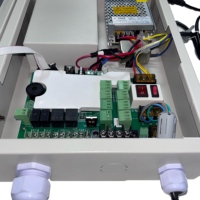 Controlador de Alarma de Gas Metano y Monóxido de Carbono con Pantalla LCD para Información del Estado de los Canales, Protección IP65, Xinhuda KA/BC-XH-102
