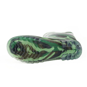 Bottes de travail imperméables unisexes Warrior 807 à tige haute, camouflage, doublure en mesh - Product Image 4
