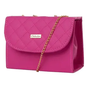 Bolso Bandolera de Cuero para Mujer Lady Fana, Acolchado con Diamantes, Cierre de Cremallera, Impermeable, con Cadenas, para Uso Diario - Product Image 1