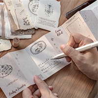 Autocollants décoratifs en PVC/Vinyle à motif en relief - Dream - Auto-adhésifs, lavables, finition brillante pour fonds de carnet, cadeaux