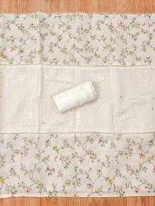 Ensemble de sari indien ethnique d'été pour femmes, dupatta en rayonne Banarasi, style pakistanais, tenue de fête, embossé, séchage rapide, coupe ample, aiguille - Product Image 4