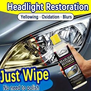 Kit de pulverización de pulido de faros baratos, reparación de restauración de faros, herramientas de limpieza de lentes, líquido de restauración de faros para el cuidado del coche - Product Image 5