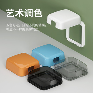 ฝาครอบกันน้ำแบบ 86 ประเภท IP44 วัสดุ PC ป้องกันน้ำกระเซ็น สำหรับห้องน้ำ ฝักบัว และใช้งานกลางแจ้ง - Product Image 5