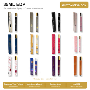 Mini Perfume en Spray para Él y Ella, Botella Delgada Negra, Exhibidor de Mostrador, Viajes de Fin de Semana, Gala, Larga Duración - Product Image 2