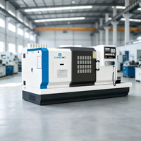 Tour CNC à lit monobloc CK6150 pour l'usinage en série de tiges de soupapes et de composants de disques industriels