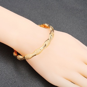 JXX Dubai Gold Plated <b>Bangles</b> 24k Gold Plated India Dubai Bridal Wedding Bracelet Ladies Gold Plated Jewelry Bracelet&<b>bangles</b> - Product Image 4