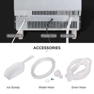 Macchina Automatica per Cubetti di Ghiaccio per Uso Domestico, Produttore di Ghiaccio <span class=keywords><strong>a</strong></span> Cubetti Piccoli - Product Image 5