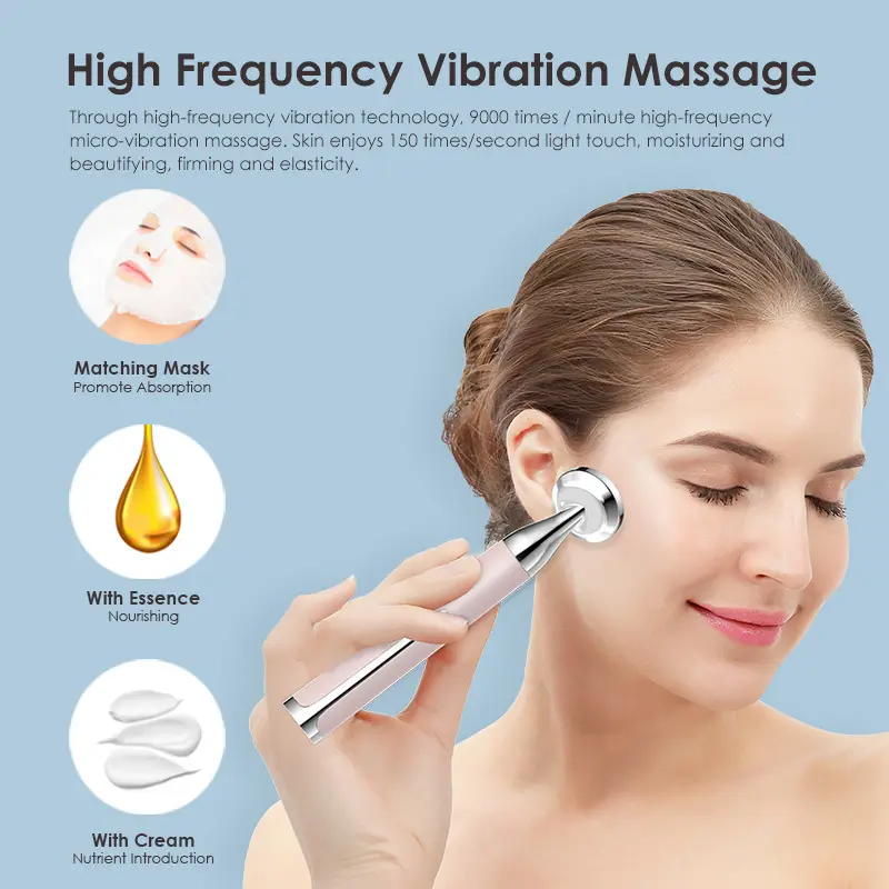 Nouveauté Baguette de soins de la peau avancée avec dispositif d'outils de soins de la peau à micro-courant équipement de massage lifting du visage à micro-courant