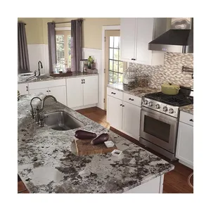 Mutfak odası için Alaska beyaz granit tezgah kaynağı