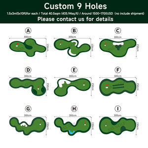 SXL Fabricant Vente en gros Intérieur Extérieur Putting Green Simulateur de golf portable Équipement de golf Mini terrain de golf - Product Image 5