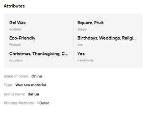 เจลใสพรีเมียมรักษ์โลก กลิ่นหอมตามสั่ง สำหรับทำเทียนหอมกลิ่นคริสต์มาส บรรจุภัณฑ์ 25 กก. - Product Image 6