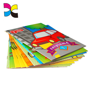 Livre brodé à cheval personnalisé pour enfants sur le thème des voitures, impression offset de haute qualité, <span class=keywords><strong>livret</strong></span> direct usine pour enfants - Product Image 1