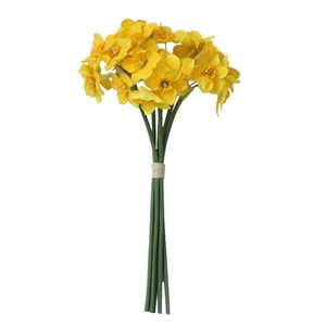 Origin Ingenuity 6 racimos verde simulación Narciso pequeño ramo en maceta-para Acción de Gracias celebraciones de graduación Pascua - Product Image 5