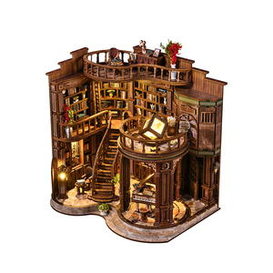 Dropshipping MOQ=1 DIY Miniature House <strong>Kit</strong> - Complete Doll Houses Miniature Sets with Miniature Doll House Display - Product Image 3