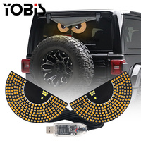 Yobis dynamique LED intelligent diable yeux lumière voiture coloré écran souple phare en gros Auto Windows bricolage BMW Compatible