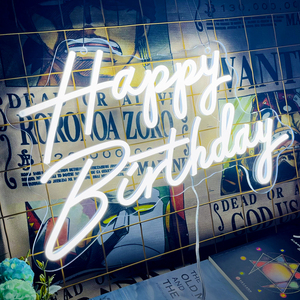 Insegna LED Neon in Acrilico Personalizzata con Design Gratuito, Telecomando, Luce Bianca Calda, IP65, per Casa, Matrimoni, Negozi - Product Image 1