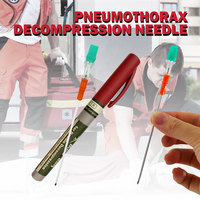 Aiguille de décompression thoracique tactique Medresq CE IFAK 14Ga pour pneumothorax, pour les premiers secours